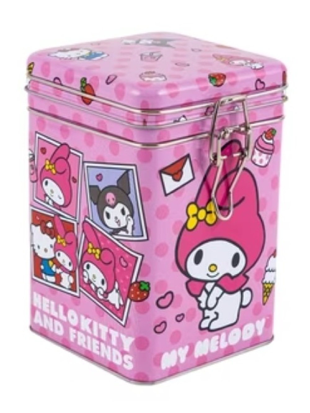 Hello Kitty & Friends Square Lock Top Canister - 29.8oz